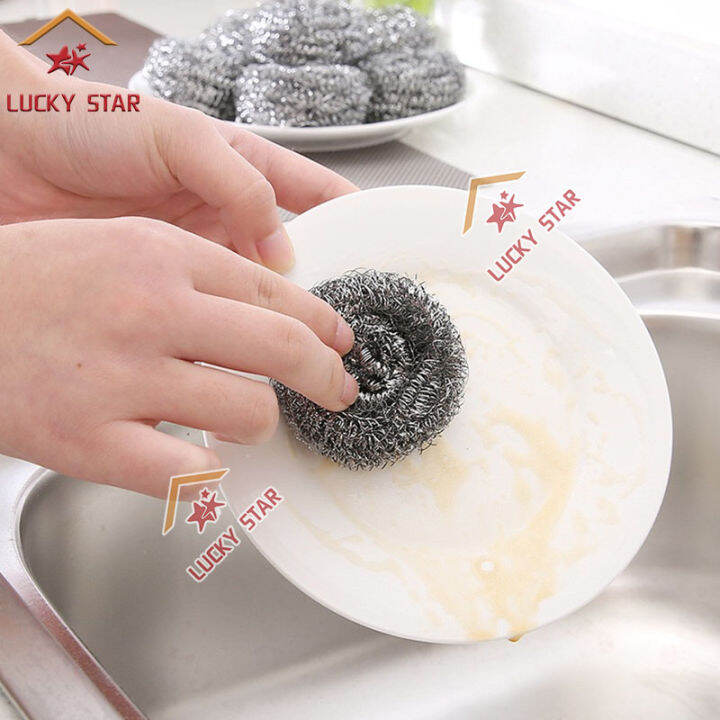 Steel Wool Stainless 30 Grams Original Large Steel Wire Ball Scourer