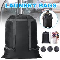 Large Laundry Bag Heavy Duty Polyester Washing Backpack With 2 Adjustable Shoulder Straps For School Camping Cesto Ropa Sucia