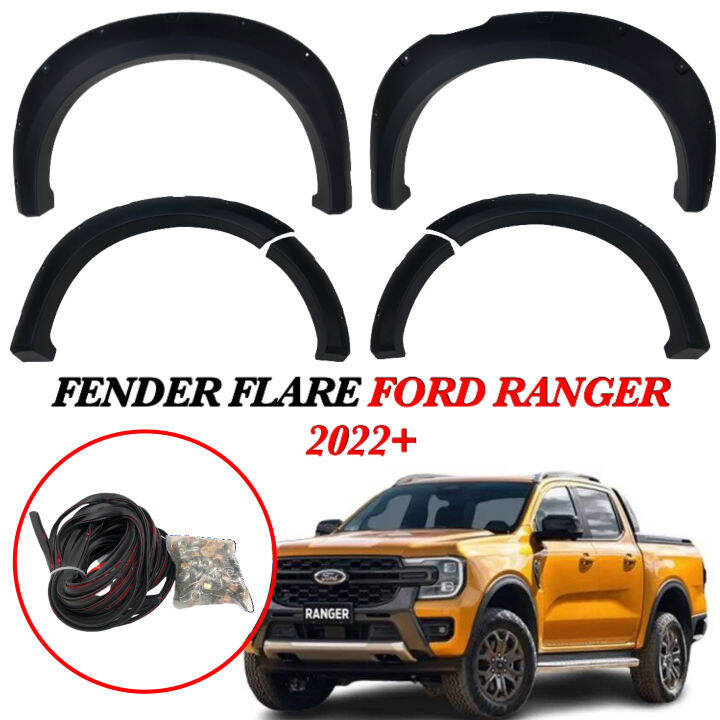 MCPA Ford Ranger 2022 2023 Slim Fender Flare (Good Quality) (9299 ...