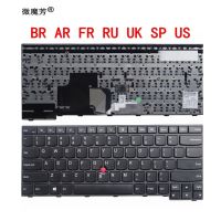 SP/BR/RU/FR/UK/US/AR New Keyboard for LENOVO E450 E455 E450C W450 E460 E465 Replacement