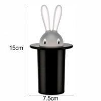 Toothpick Storage Box Lightweight Toothpick Organizer Dustproof Self-Picking Rabbit Toothpick Holder Multi-Purpose