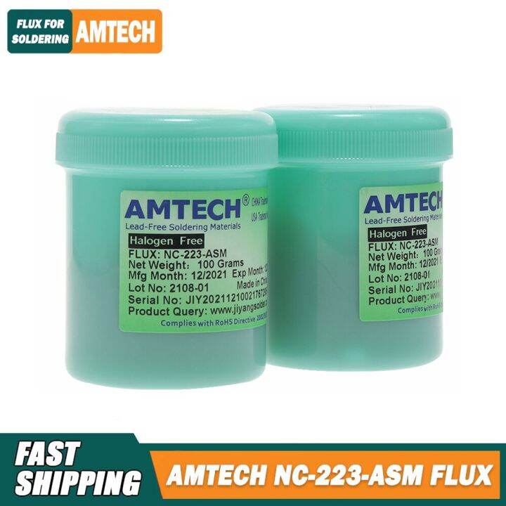 AMTECHNC223ASM Tin Solder With Flux 100g 223 Flux Solder Paste for