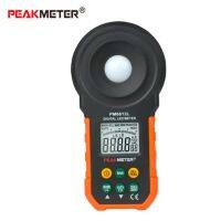 เครื่องวัด PEAKMETER PM6612L Illuminometer เครื่องวัดระยะแท่งอนาล็อกดิจิตอล LCD เครื่องวัดกล้องส่องทางไกลยามกลางคืน20-200000 Lux สำหรับการวัดไฟ LED