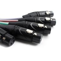 2 4 6 8 12 16 Channel Professional Multi-Media 3 Pin XLR Cable Male To Female Balanced Audio Extension Cord