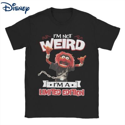 Ready Stock เสื้อยืดผู้ชายขนาดใหญ่ TEE shirt mup Show Animal ROCK IM not weird IM A Limited Edition T เสื้อ cotton hipster