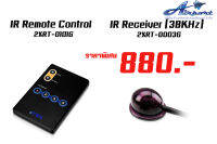 IR Remote Control 2XRT-0101G และ IR Receiver (38KHz) 2XRT-0003G เซต ภายนอกตัวรับสัญญาณ