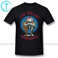 Top Tees Breaking Bad T เสื้อ Los Pollos Hermanos เสื้อยืดชาย Plus ขนาด Tee เสื้อกราฟิกแขนสั้นคลาสสิก100 Cot