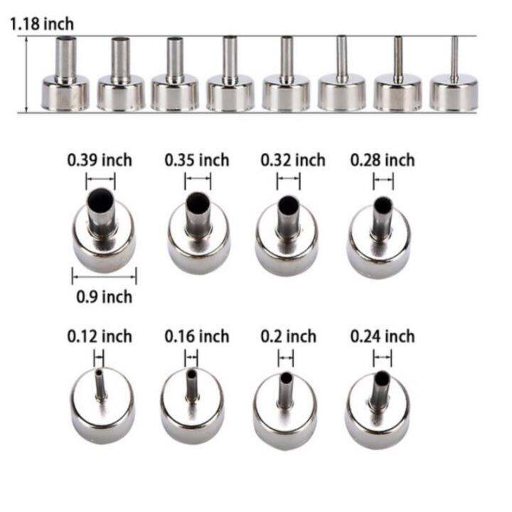 ruyifang-7ชิ้น-เซ็ต-stainless-steel-heat-gun-หัวฉีดหัวฉีดเคล็ดลับหัวฉีดเชื่อม3-12mm