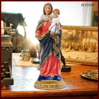 【TX】Resin Mary Baby Jesus Statue Figurine for Living Room Christmas Decoration