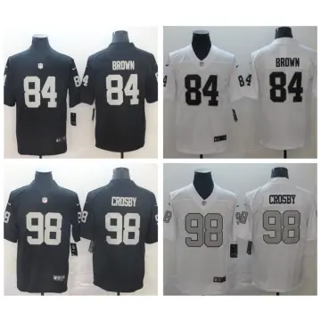 Nike Raiders 98 Maxx Crosby White Gold Vapor Untouchable Limited Jersey