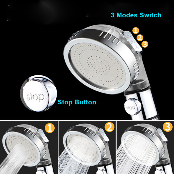 zhangji-3-modes-adjustable-high-pressure-shower-head-tourmaline-replaceable-filter-spa-shower-water-saving-switch-button-shower