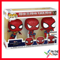 Funko Pop Spider-man No Way Home 3-Packs ฟันโกะ ป๊อป สไปเดอร์แมน โน เวย์ โฮม 3-แพค ฟิกเกอร์