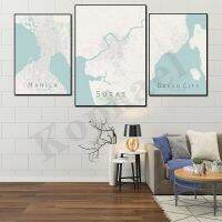 City Color Map Poster-มุมไบอาเมด Surat Hyderabad Fasalabad ฮาร์นพนมเปญมะนิลาดาเวา-Home Wall Decor สำหรับสำนักงาน,ห้องนั่งเล่น,ห้องนอน-พิมพ์คุณภาพสูง