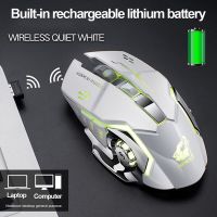 Gaming Mouse Rechargeable 2.4G Wireless Mouse Gamer Mute Ergonomic Mouse for Computer Laptop LED Backlit Mice For Pc Gamer Basic Mice