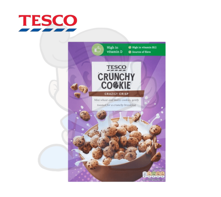 Tesco Crunchy Cookie Cereal 325g Lazada PH