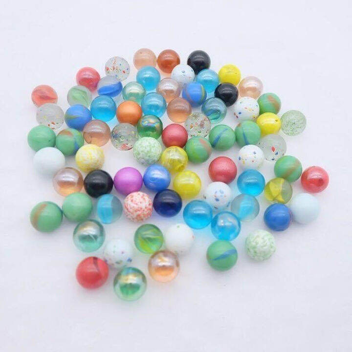 50-pcs-of-glass-ball-16-mm-cream-console-game-pinball-machine-cattle-small-marbles-pat-toys-parent-child-machine-beads