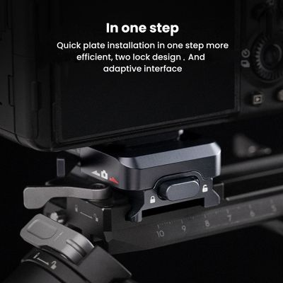 PGYTECH Quick-Release Plate Ruying Quick-Install Seat Is Suitable for DJI RS3 Mini/RS3 Gimbal Base Aka Interface