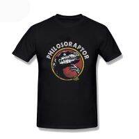 Jurassic Park Philosopher Funny Humor Graphic MenS Crew Neck T-Shirts 100% Cotton Hip Hop Custom Camisetas Short Sleeve Tshirt S-4XL-5XL-6XL