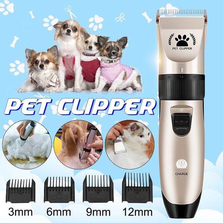 【HAPPY PAWS PET】Pet (Dog/Cat) Rechargeable Hair trimmer/Clipper Lazada PH