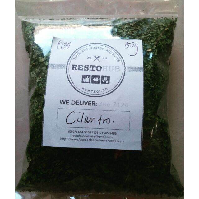 Restohub Dried Cilantro Leaves Coriander Leaves Wansoy for Keto Low