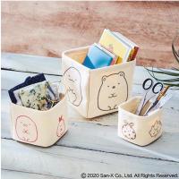 STOCK Japanese magazine desktop storage basket cartoon corner biological desktop storage headphone cable key jewelry storage box