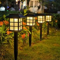 LED Solar Light Waterproof Outdoor Lawn Lamps Pathway Landscape Walkway Path Yard Patio Garden Decoration Solar Power Lights