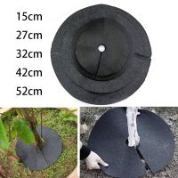 5 Size Garden Plants Cover Weeding Cloth Pot Mulch Ring Non Wovens 15cm 27cm 32cm 42cm Diameter Tree Protection Weed Mat Colanders Food Strainers