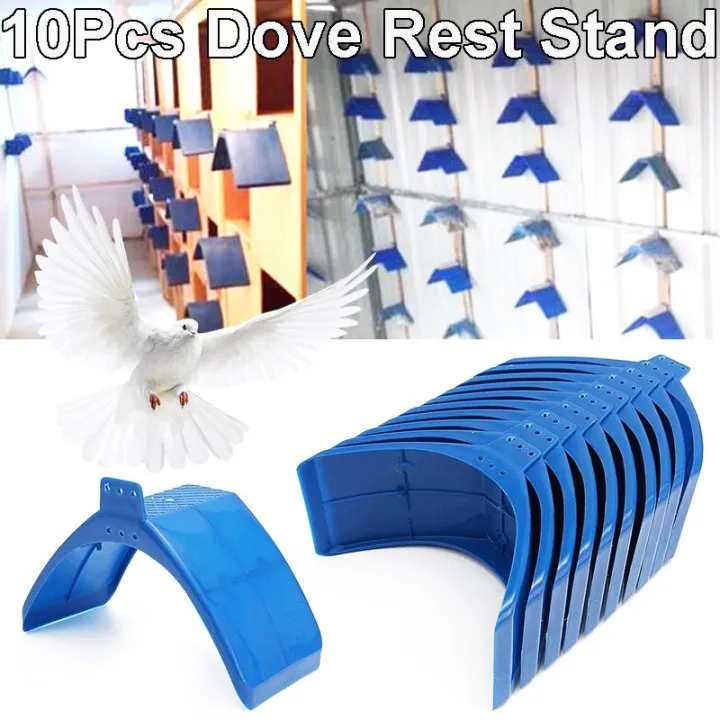 10 Pack Plastic Pigeon Perch Rest Rack Residential Pigeon Perches
