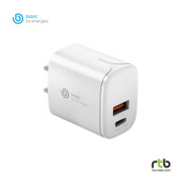 Bazic ปลั๊ก Usb Wall Charger (US) รุ่น GoPort PD20+ - White