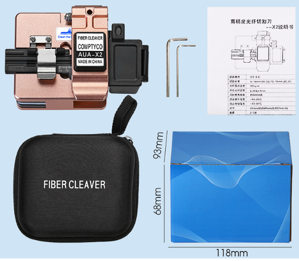 cleaver-aua-x2-ตัวตัดสายไฟเบอร์ออฟติก-fiber-cleaver-ตัดตัดสายใยแก้ว-เครื่องมือ-fiber-optic-อุปกรณ์-fiber-optic