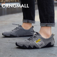 ORNGMALL รองเท้าหนังแฮนด์เมดสำหรับผู้ชาย,รองเท้าผู้ชายสไตล์อังกฤษรองเท้าลำลองรองเท้าขับรถไซส์ใหญ่38-46