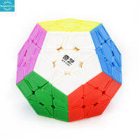 WT Megaminx Dodecahedron 3x 3ของเล่นสำหรับเด็กลูกบาศก์ไม่ติดสติ๊กเกอร์เวอร์ชันแกะสลักปริศนาฝึกสมองลูกบาศก์ Magic【cod】