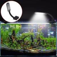 【LZ】▤  LED Aquarium Clamp Light Clip na lâmpada do tanque de peixes iluminação branca e azul perfeita para plantas aquáticas crescimento de peixes tropicais