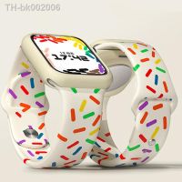 ◘✧❄ Silicone Strap For Apple Watch Band 44 mm 40mm 45mm 41mm 38/42mm Pride Ultra 49mm Bracelet iwatch Series 7 8 6 5 4 3 SE 44 45 mm