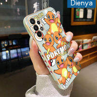 Dienya เคสปลอกสำหรับ Samsung A23แวววาว A13 5กรัม A04s M23 5กรัม F23 M13 F13 A24การ์ตูน Pokemon ใหม่กรอบสี่เหลี่ยมเคลือบพื้นผิวเคสซิลิกาเจลนิ่มกันกระแทกเคสมือถือรวมเลนส์กล้องถ่ายรูปฝาครอบป้องกัน