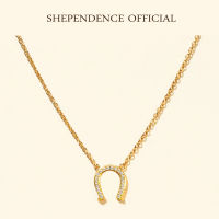 Shependence สร้อยคอคริสตัลพร้อมจี้เกือกม้า (Lucky Horseshoe Necklace)