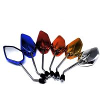 10mm Stylish Design Modified Plated Universal Motorcycle Mirror Rearview Mirror Back Side E-Bike Motorbike Mirrors Mirrors