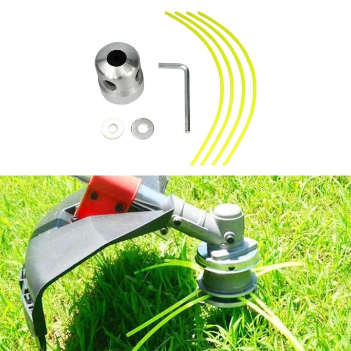 toolsnest-หัวเครื่องตัดหญ้าที่มาพร้อมกับอุปกรณ์ทดแทนอเนกประสงค์สี่สายอุปกรณ์เสริมขนาดกะทัดรัดทนทาน