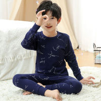 Toddler Baby Boys Pajamas Clothes Long Sleeve Childrens Clothing Sleepwear Cotton Pyjamas Sets For Kids 2 4 6 8 10 12 Years