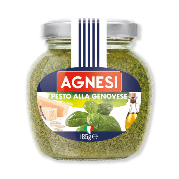 agnesi-pesto-alla-genovese-185g-wow-แอคเนซี-เจโนเวเซ่-เพสโต้ซอส-185-กรัม