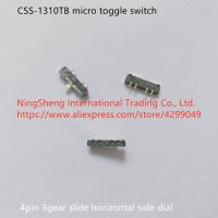 Original new 100% CSS-1310TB micro toggle switch 4pin 3gear slide horizontal side dial Electrical Circuitry  Parts