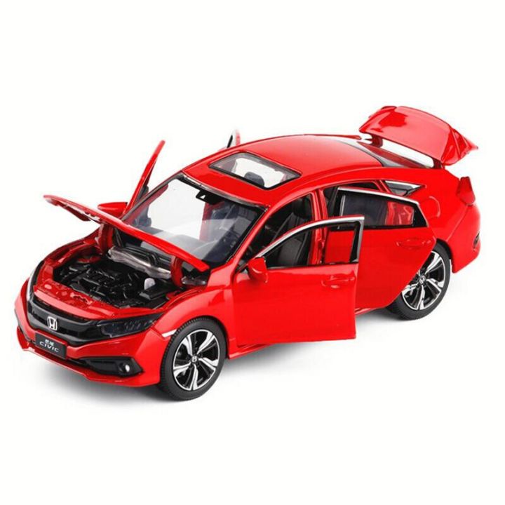 1-32-honda-civic-auto-zinklegering-speelgoed-auto-metal-diecast-voertuig-sound-light-cars-collection-model-kinderen-geschenken-speelgoed-voor-jongens