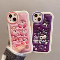 เคสโทรศัพท์การ์ตูนเคอร์บี้คุโรมิที่น่ารักสำหรับ iPhone 14 Pro Max เคส14 Plus เคสด้านหลังใส่โทรศัพท์เป็นหนังนิ่มกันกระแทกสำหรับ iPhone 13 Pro Max เคสโทรศัพท์ S สำหรับ12 Pro Max 11เคสห่อหุ้ม