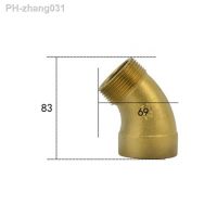 1-1/4 quot; BSPP Female To Male Brass 45 Degree Elbow Pipe Fitting Coupler Connector Water Gas Oil