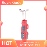 Ruyie 1ชุด1:12 dollhouse Miniature Golf ACCESSORY กีฬาของเล่นตกแต่งบ้านของขวัญ