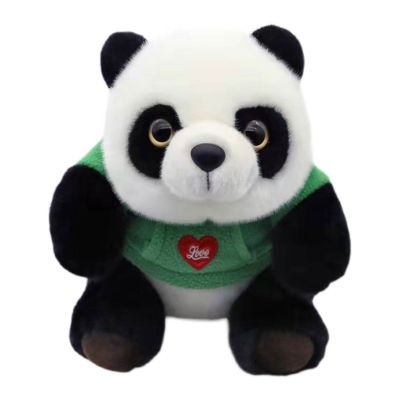▨ AEOZAD Fantoche-Boneca Família Realista-Panda Pelúcia Aniversário Presentes de Novo Casamento Brinquedos Casa Para Meninas Bonecas Recheadas E65D