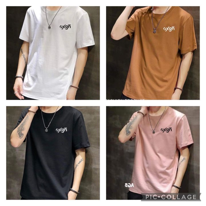 OXGN CLASSIC PLAIN TSHIRT UNISEX WITH SIZES XS-2XL. Assorted COLORS ...