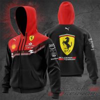 Zip Up Hoodie for men formula one Scuderia f errari. racing team women Sweatshirt 2022 new fashion boy girl kids jackets coats