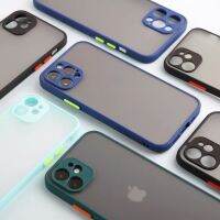 [ส่งจาทไทย] Case iPhone 12Pro Max เคสกันกระแทก ปุ่มสีผิวด้าน กันรอยกล้อง ขอบนิ่มหลังแข็ง เคสโทรศัพท์ ไอโฟน