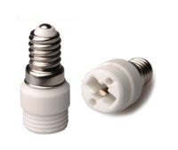 【YF】❆♝  1pc E14 To G9 E27 to Socket Fireproof Halogen CFL Lamp Bulb Base Holder Converter Extender